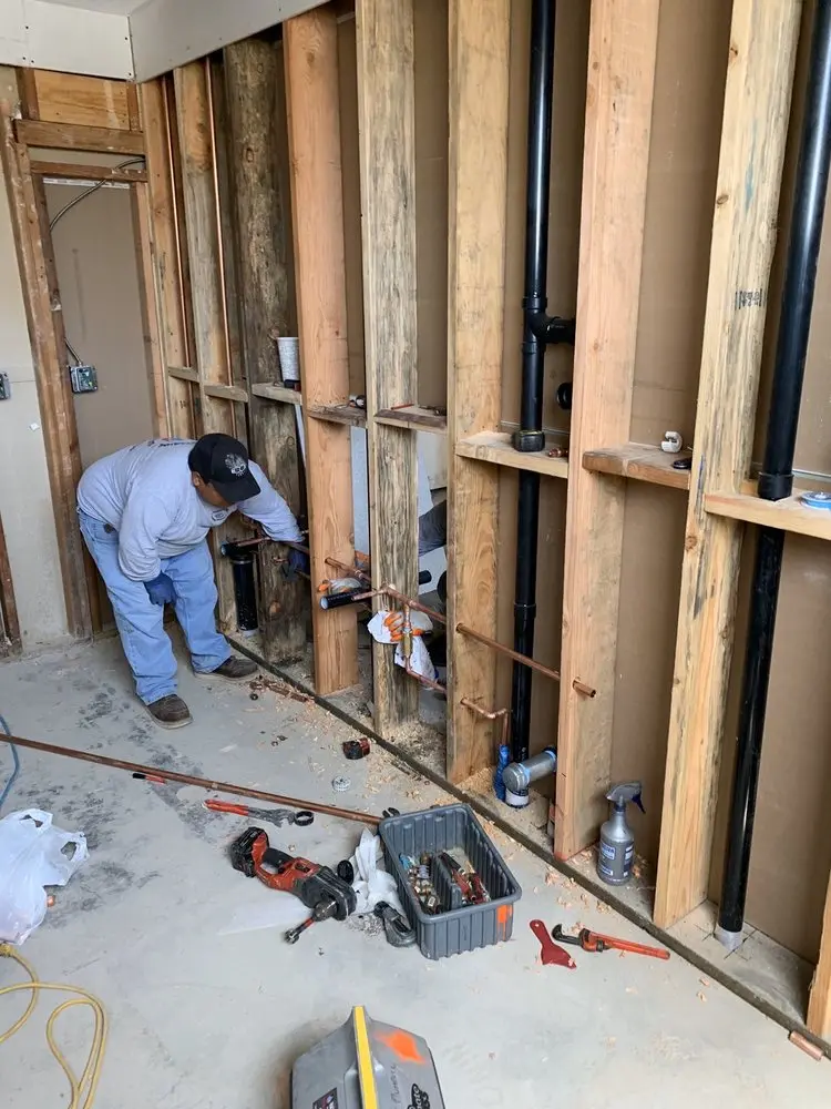 Commercial rough-in plumbing for Gas Line Repair in West St. Paul